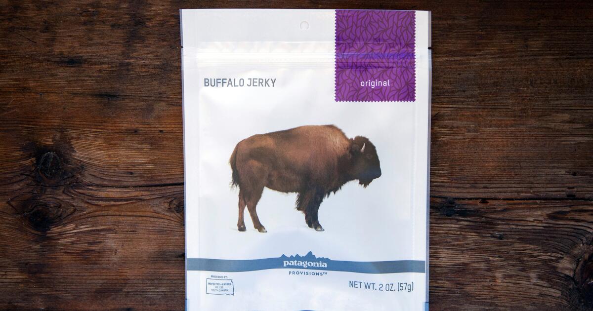 La Patagonia hace que salvar la pradera sea tan fácil como comprar una bolsa de cecina de búfalo