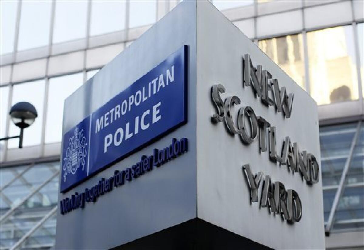 Police say they may move from New Scotland Yard - The San Diego  Union-Tribune