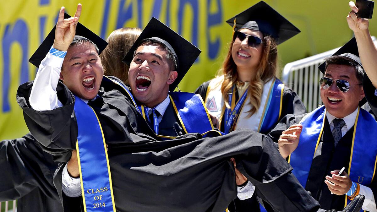 UCI graduation ceremony in 2014