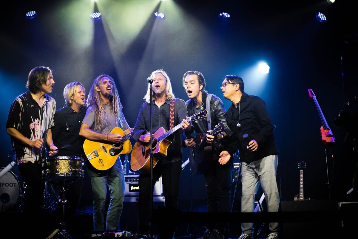 Surfer Rob Machado with Switchfoot at the 2021 Switchfoot Bro-Am.