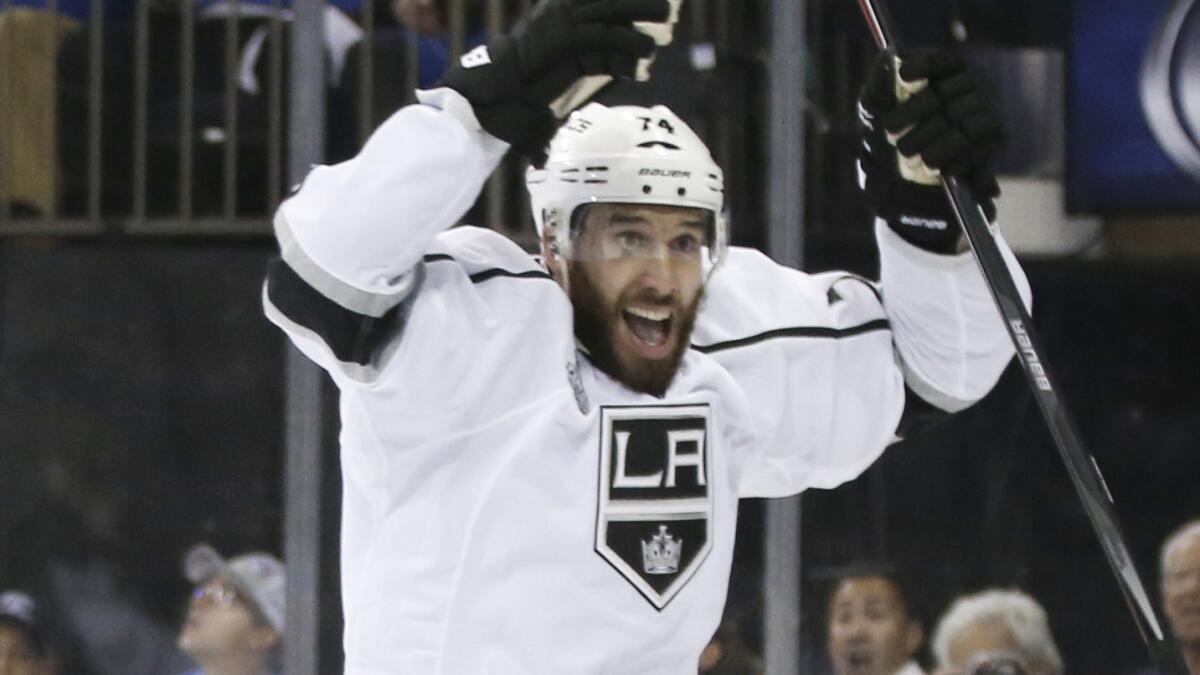 Kings left wing Dwight King is one of four players who have received qualifying offers from the team.