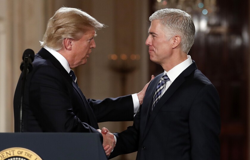 Uncivil President Trump meets the avatar of civility, when he announced the appointment of Neil Gorsuch to the Supreme Court.