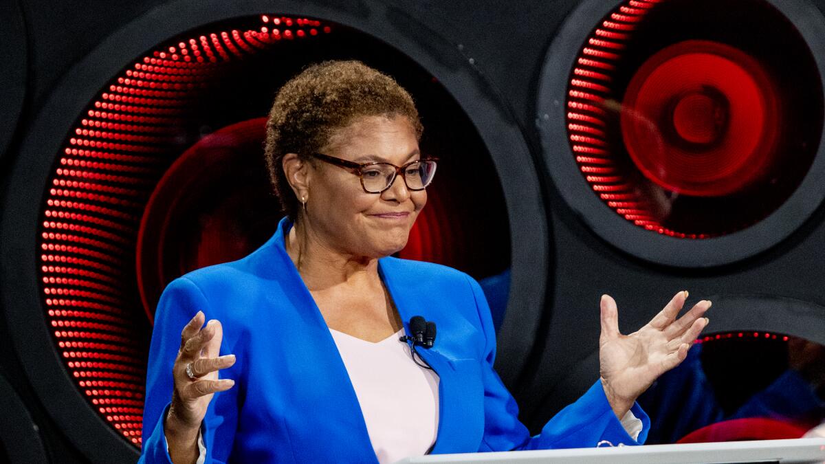 Endorsement: Karen Bass for Los Angeles mayor - Los Angeles Times