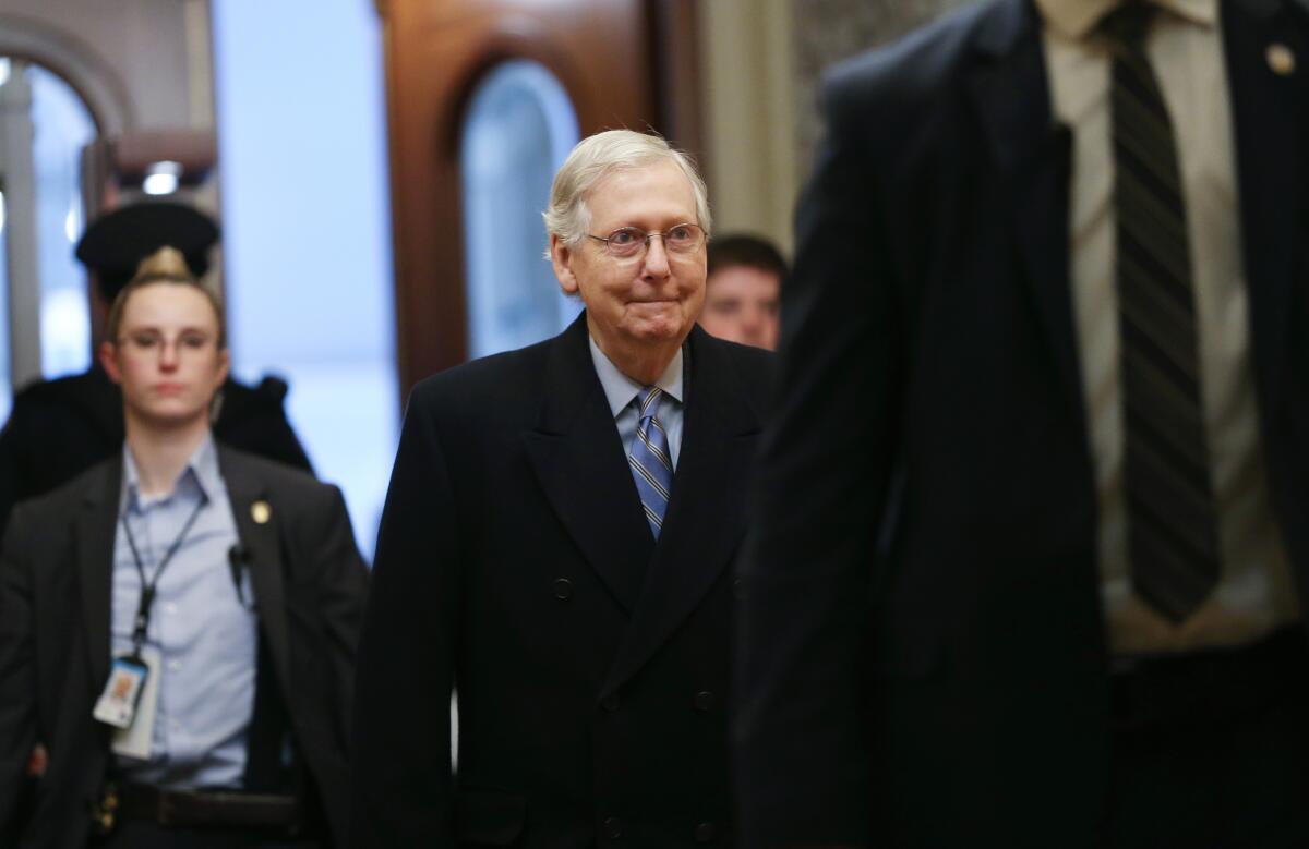 Senate Majority Leader Mitch McConnell