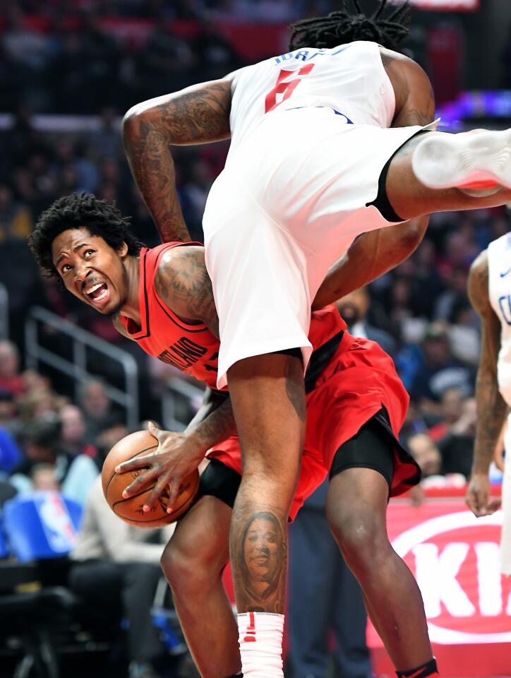 Ed Davis DeAndre Jordan