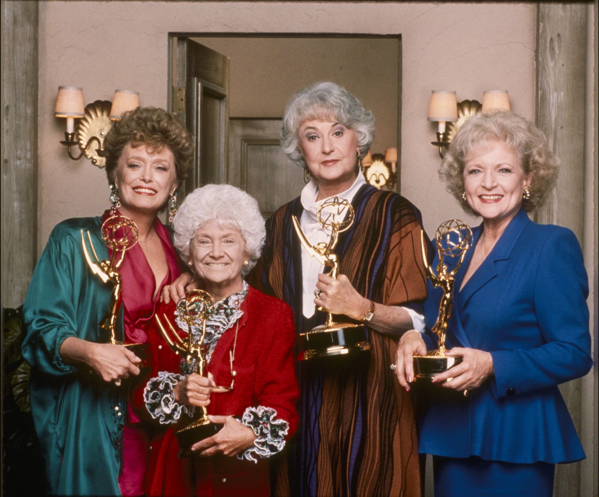 "The Golden Girls" cast: Rue McClanahan, Estelle Getty, Bea Arthur and Betty White