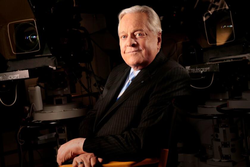 Turner Classic Movies host Robert Osborne in 2013 at the New York studio of HBO. Osborne died Monday at the age of 84.