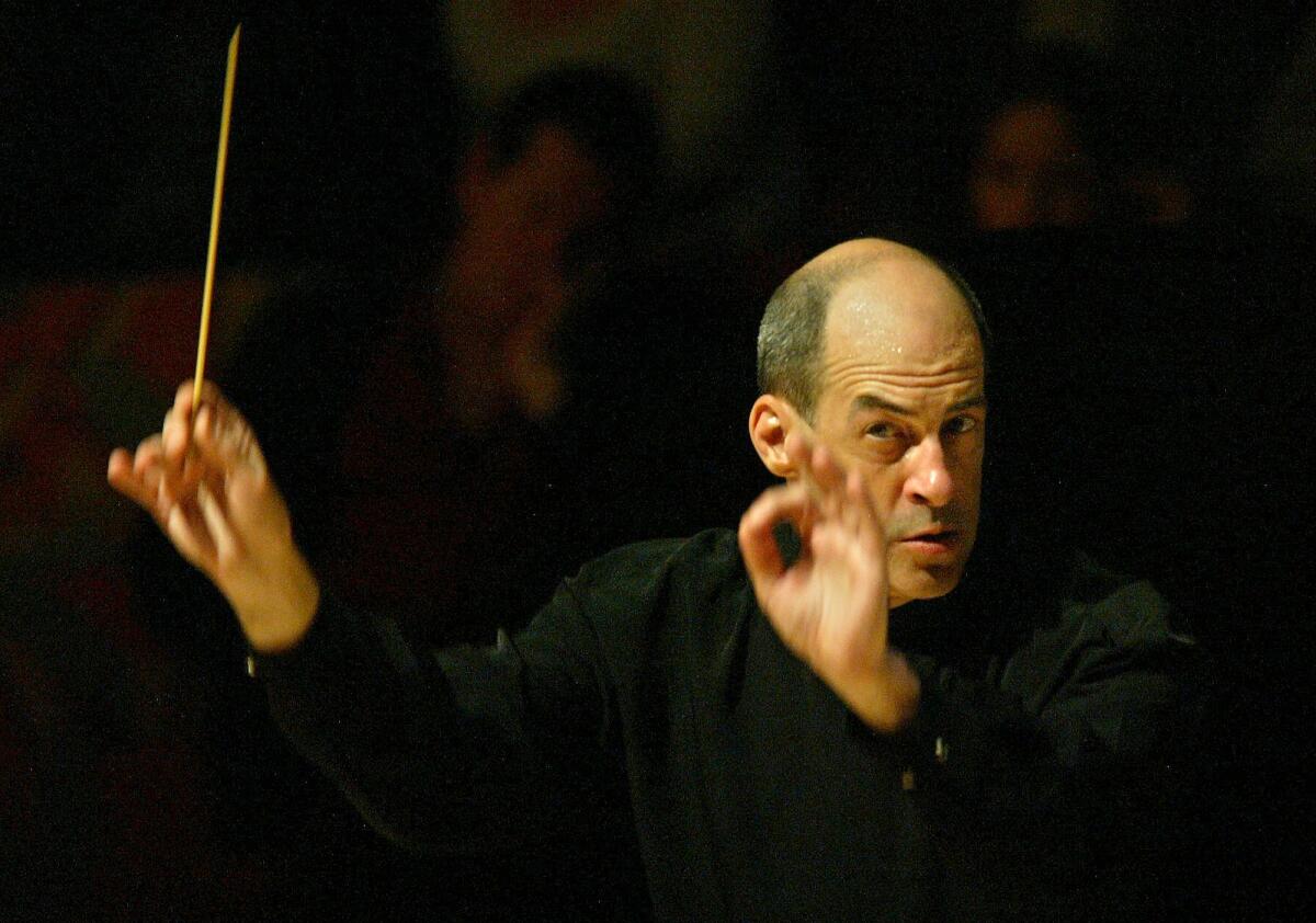 Conductor Robert Spano, shown in 2004, is the music director of the Atlanta Symphony Orchestra.