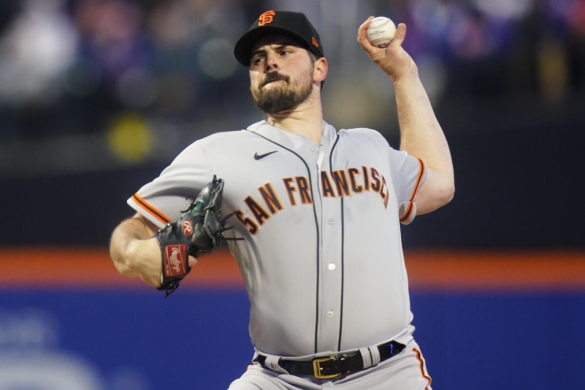 Belt connects on B-Day, Rodón grinds as Giants beat Mets 5-2 - The