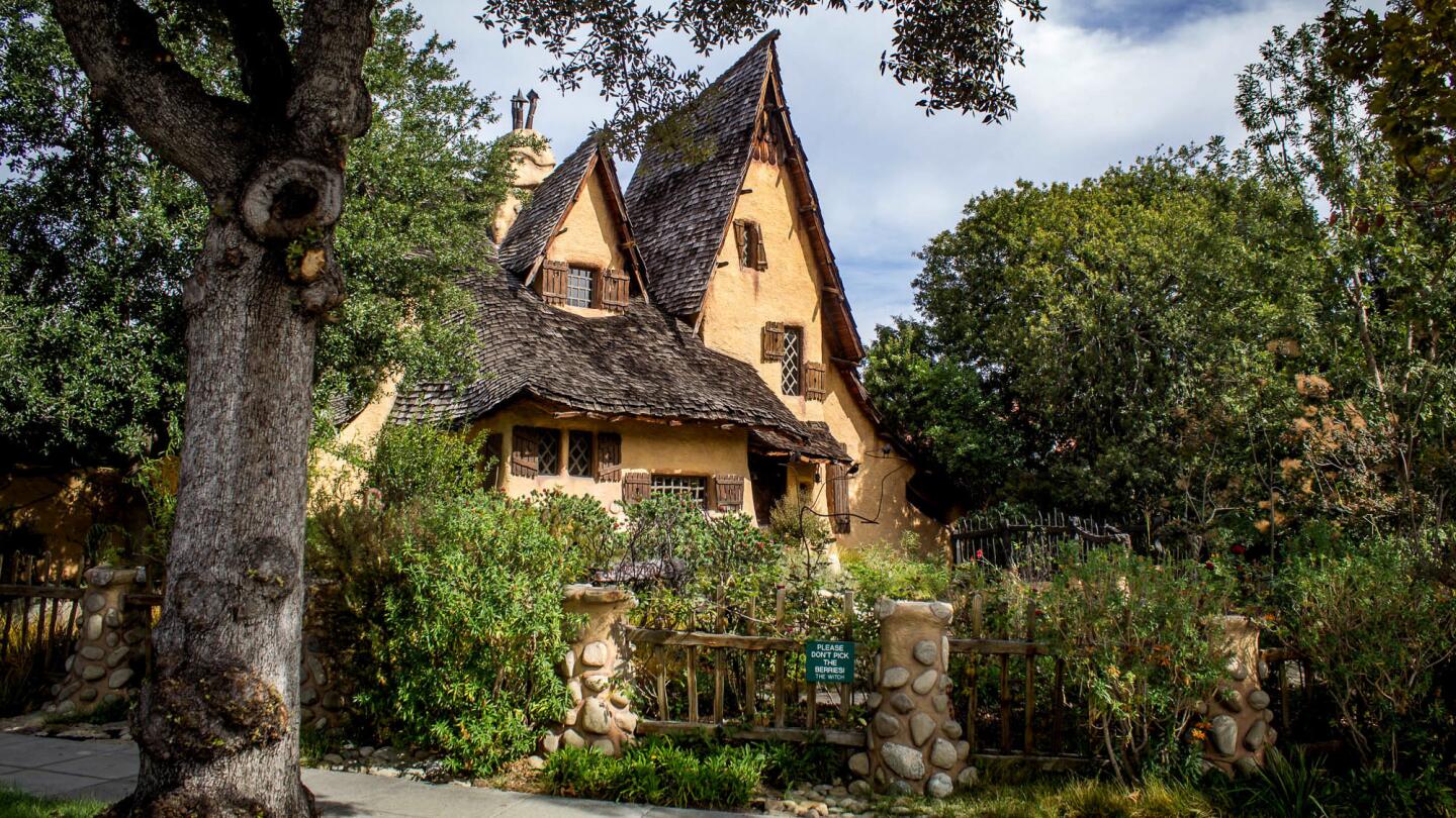 The Spadena House, also known as the Witch's House, in Beverly Hills.