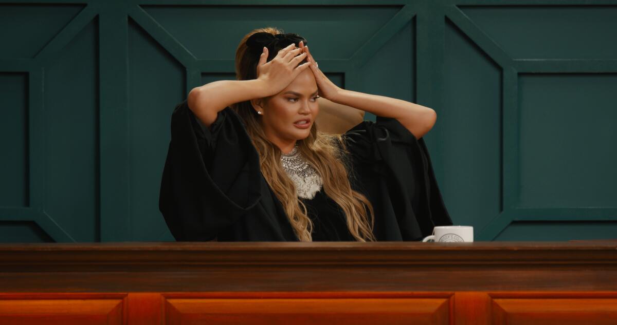 Quibi shows such as "Chrissy's Court," starring Chrissy Teigen, will now stream on the Roku Channel.