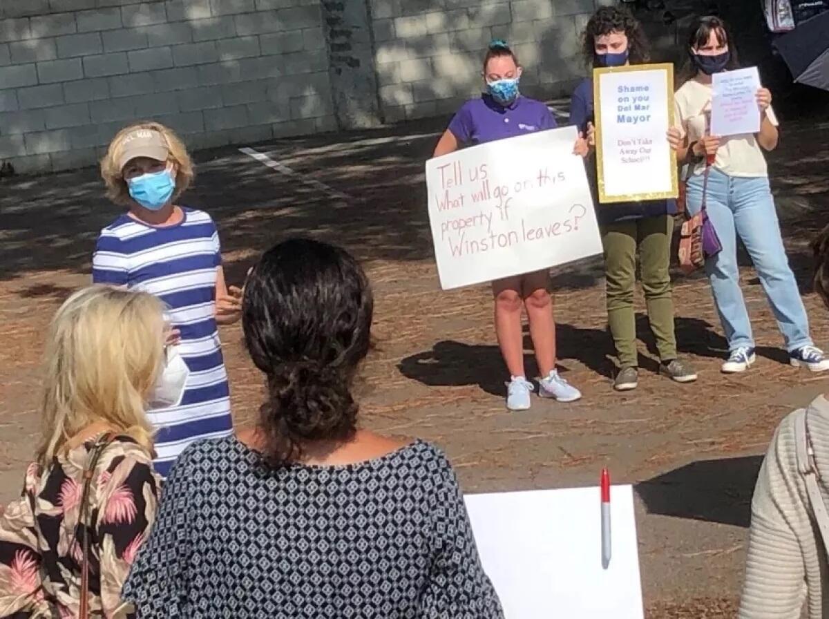On Aug. 30, 2021 Winston School students walked down the block