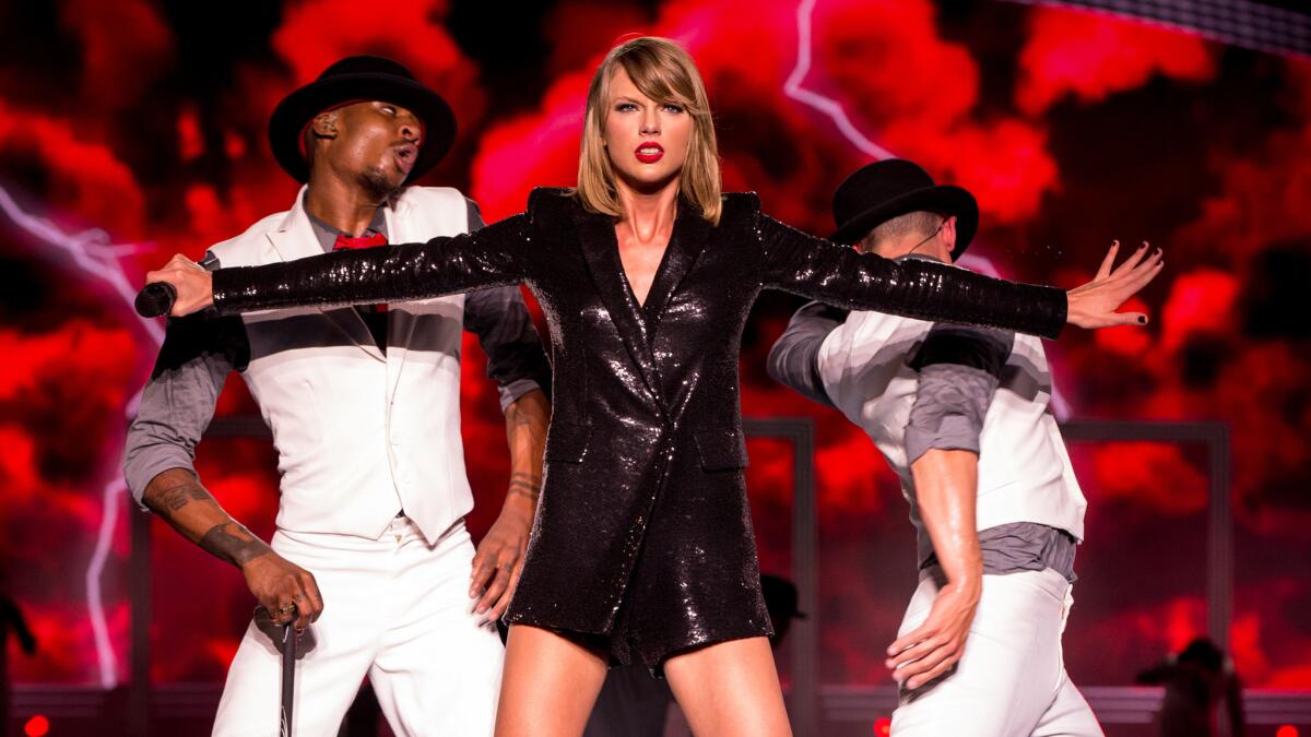 Taylor Swift performs in Baton Rouge, La., on May 22, 2015, kicking off her 1989 World Tour.