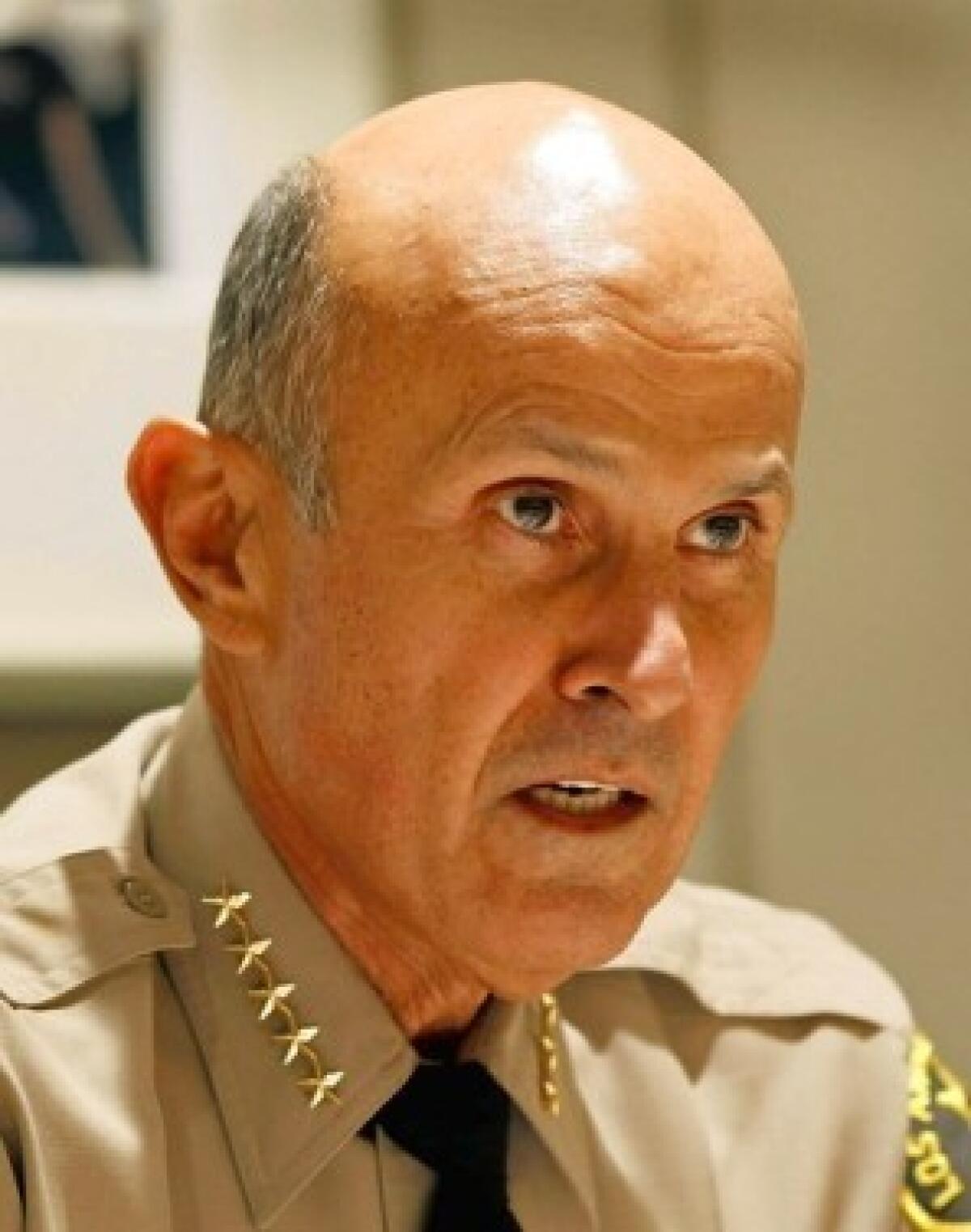 Sheriff Lee Baca said he was "flabbergasted" by the scope of the federal request for documents.
