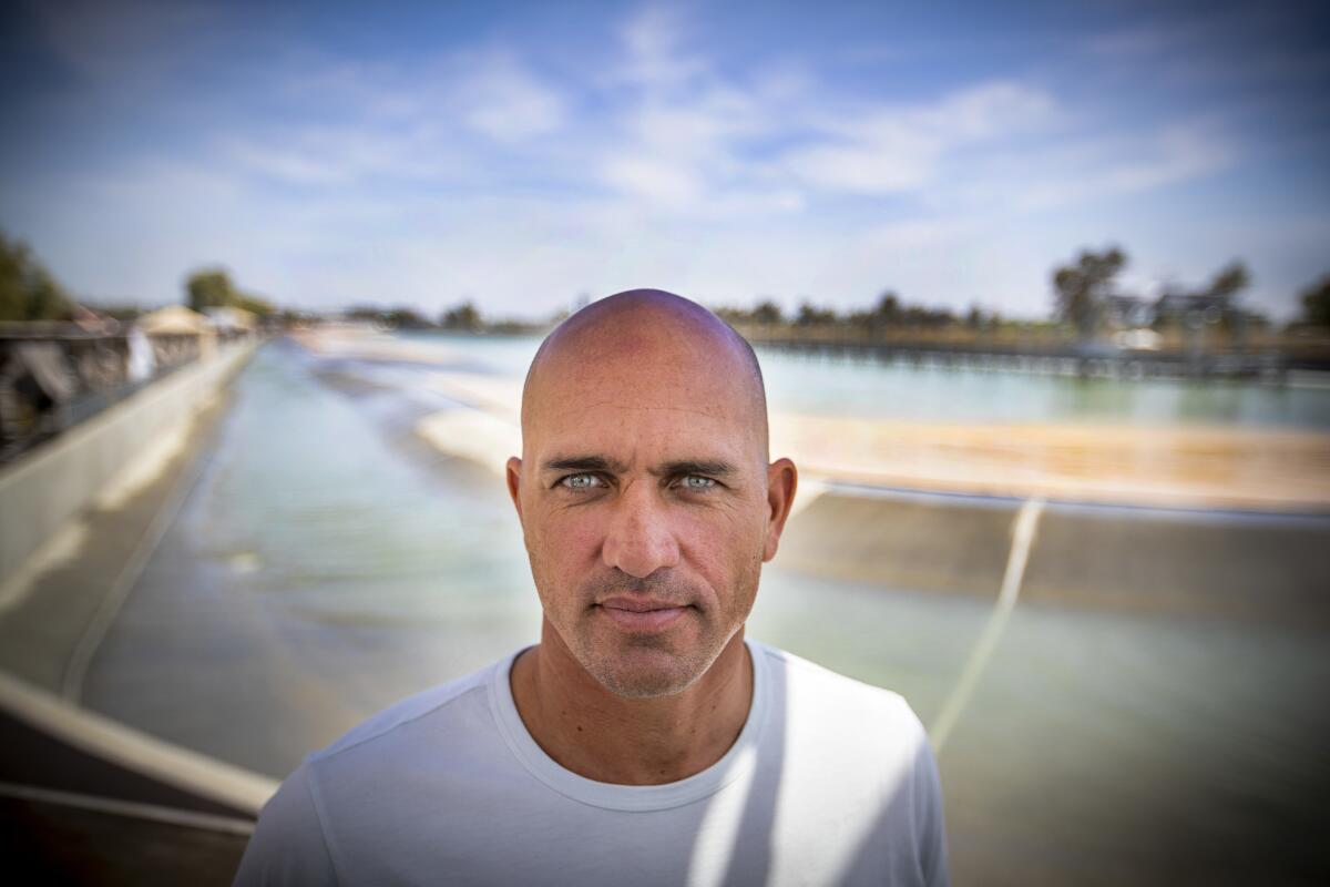 Kelly Slater, 11-time WSL men's champion, teamed up with Adam Fincham, an associate professor of engineering at USC who specialized in fluid dynamics, to design the wave.