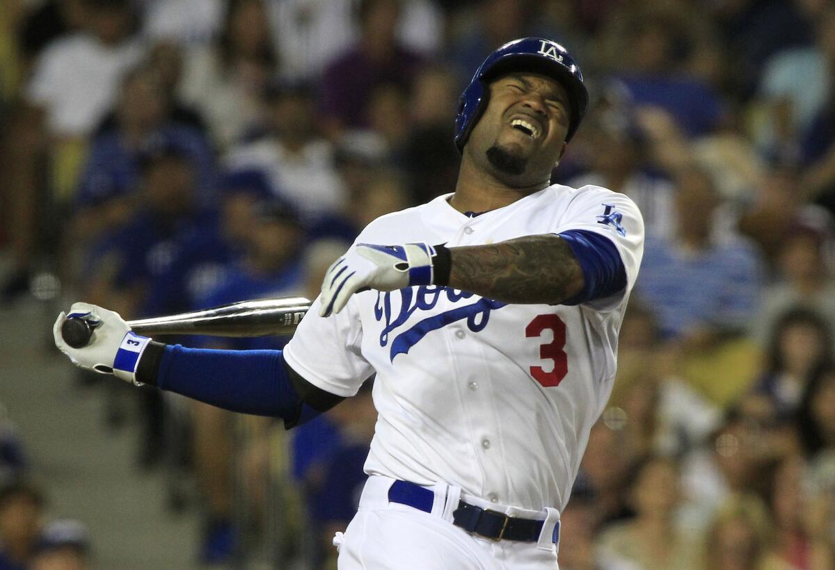 Carl Crawford was cut loose by the Dodgers on Sunday.