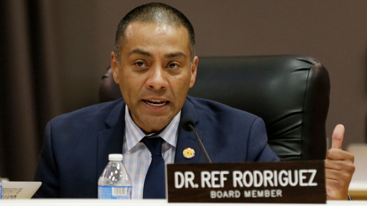 As school board president, Ref Rodriguez will be able to guide district policy and increase or limit board members' influence through committee assignments.