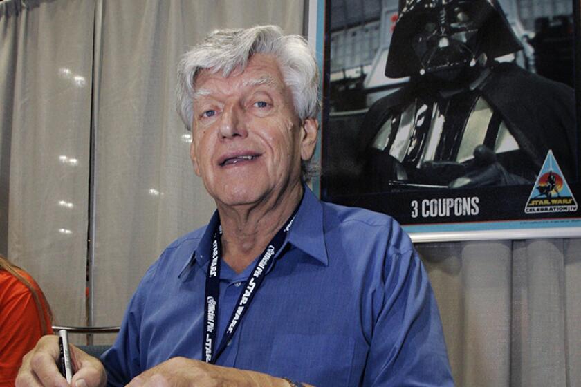 Dave Prowse, the original Darth Vader from the "Star Wars" trilogy, at a Los Angeles event in 2007.