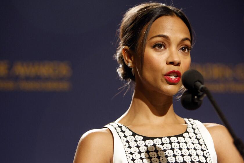 Actress Zoe Saldana and her production company, Cinestar, will executive produce two series and create a YouTube Channel for the Awestruck multichannel network.