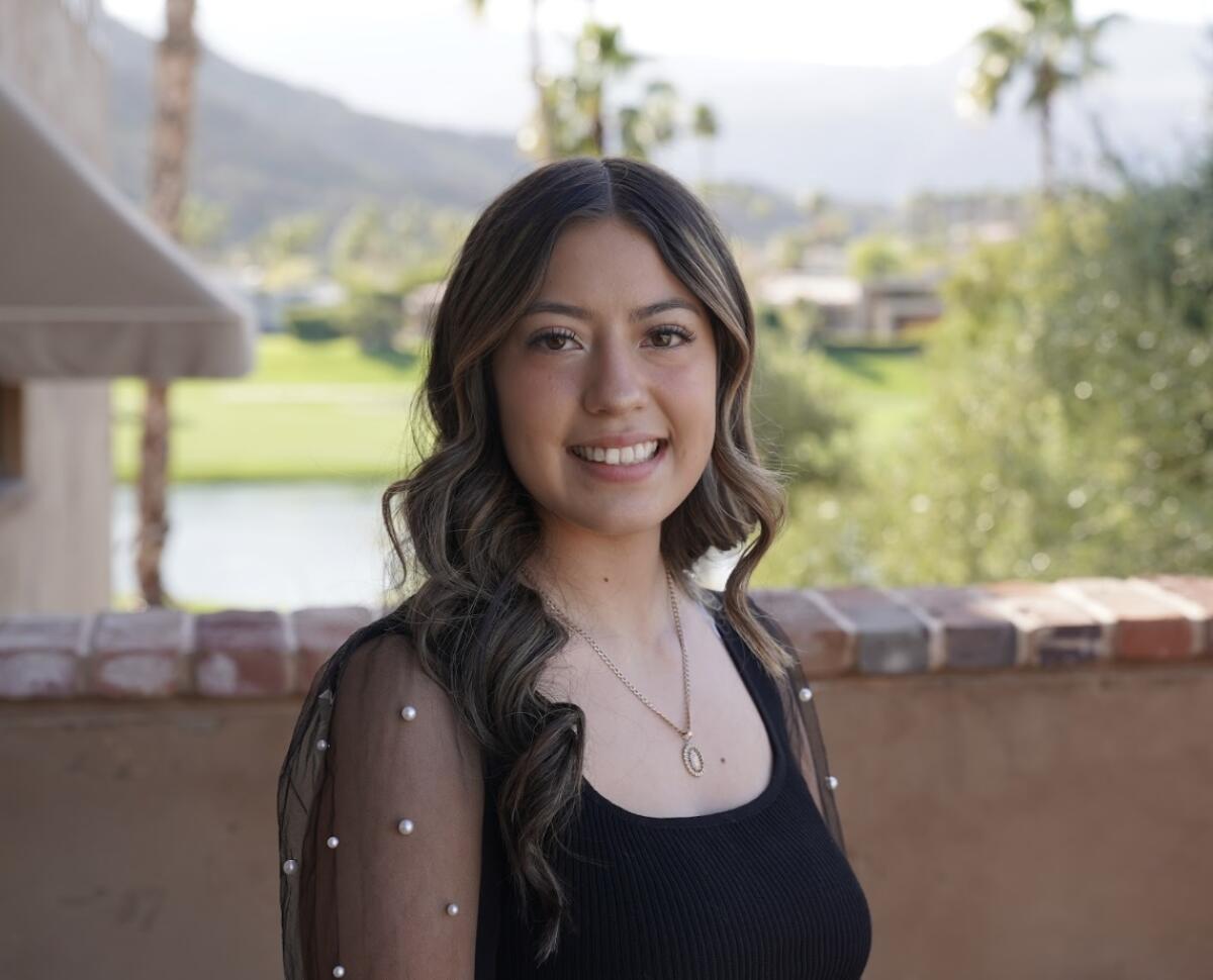 Alani Soto of St. Mary's Academy is one of five students from Los Angeles awarded a Chick Evans Scholarship.