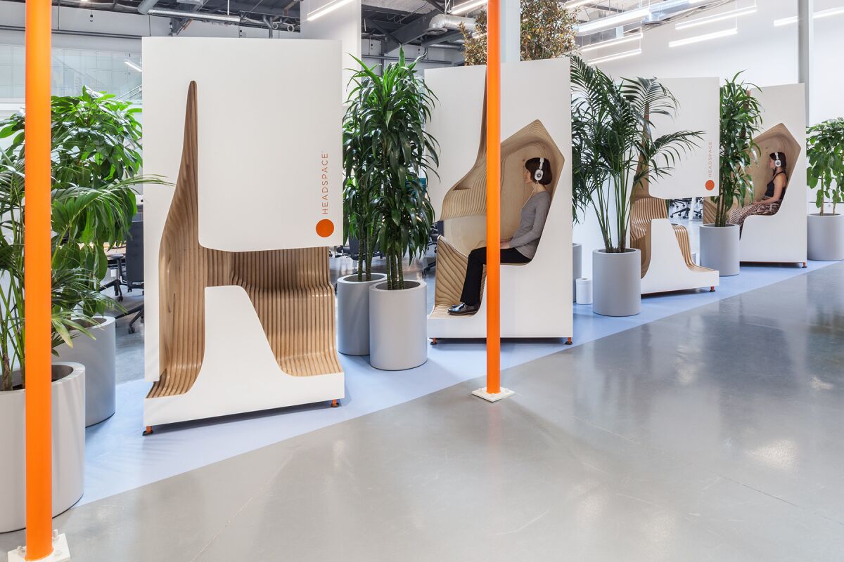 A look inside Headspace's new office. (Headspace)