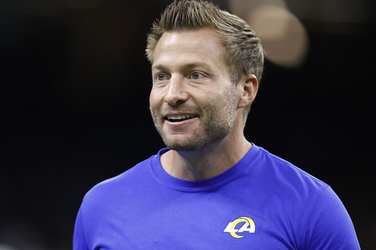 Sean McVay says he's back for the long haul with LA Rams - The San Diego  Union-Tribune