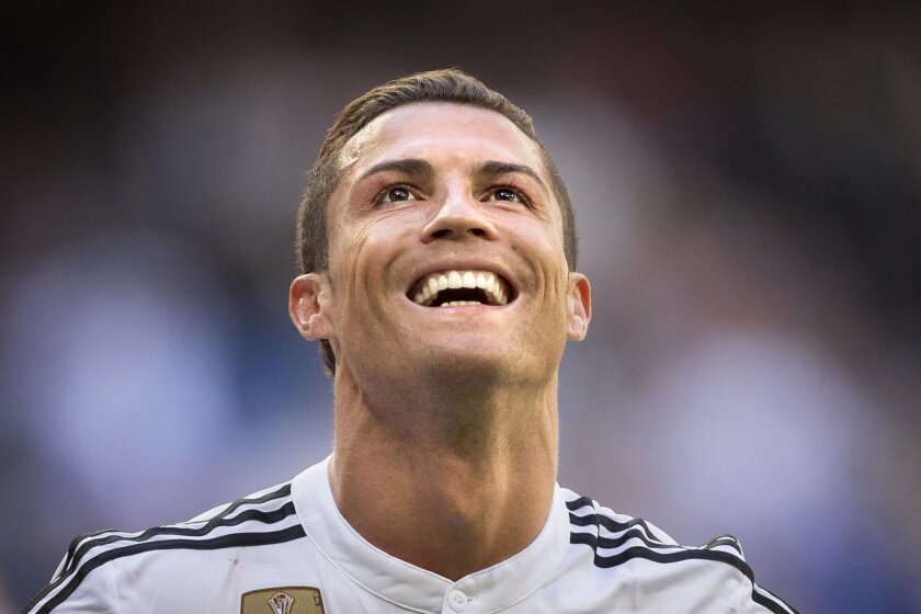 Ronaldo Scores 5 Goals In Madrid S 9 1 Rout Of Granada The San Diego Union Tribune