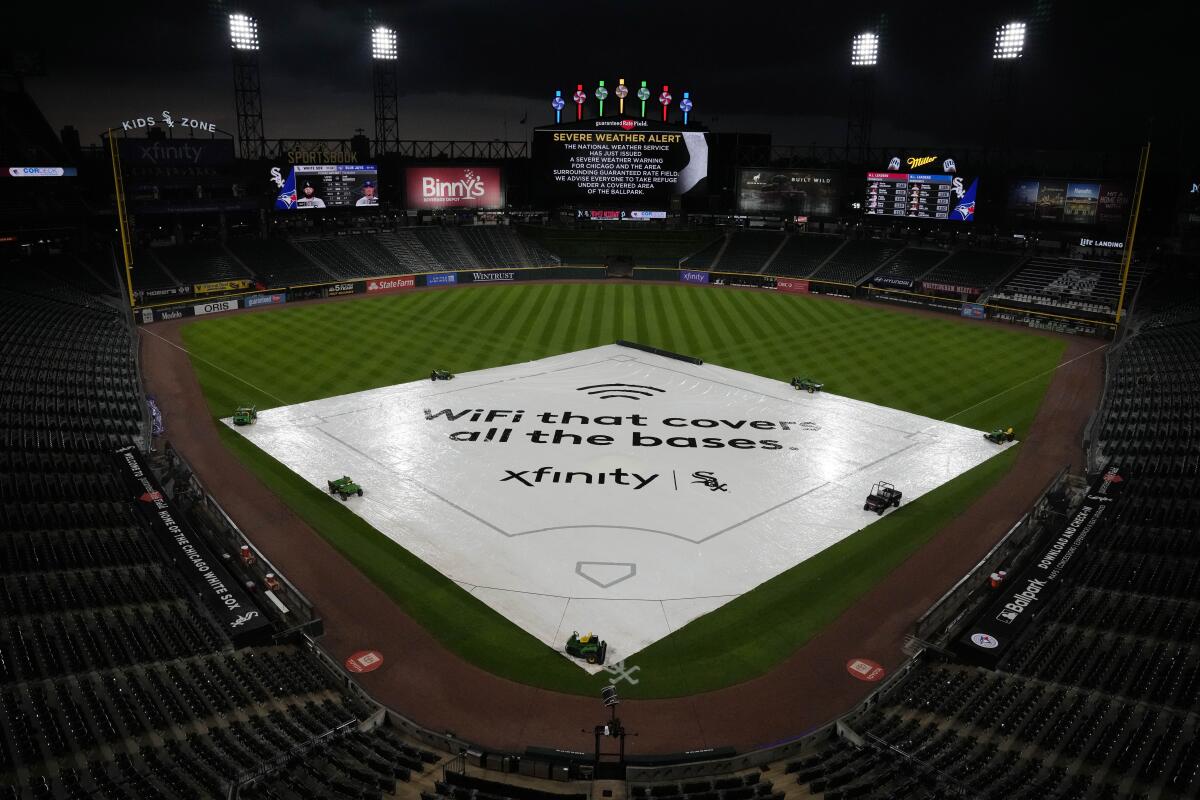 Blue Jays-White Sox game postponed, to be made up Thursday as part of  doubleheader - The San Diego Union-Tribune