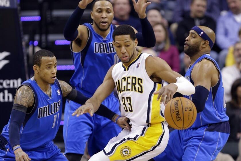 The Indiana Pacers traded forward Danny Granger (33) to the Philadelphia 76ers last week.