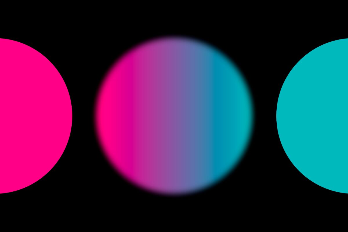 An illustration of colored circles.