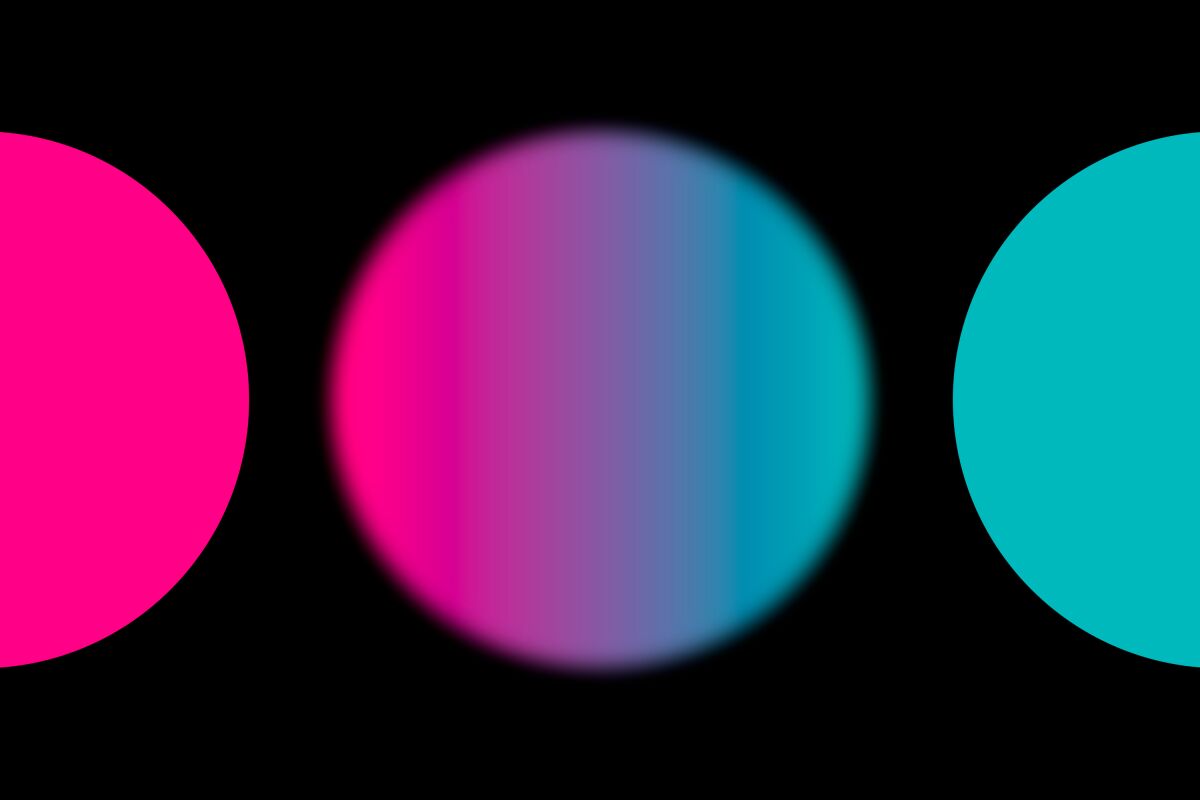 An illustration of colored circles.