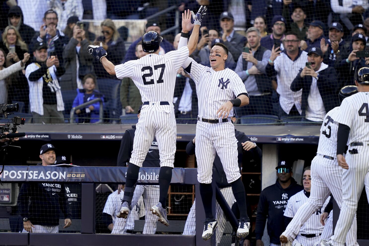 Yankees Beat Guardians To Punch Ticket Into Alcs Los Angeles Times Yankees Beat Guardians To Punch Ticket Into Alcs Los Angeles Times