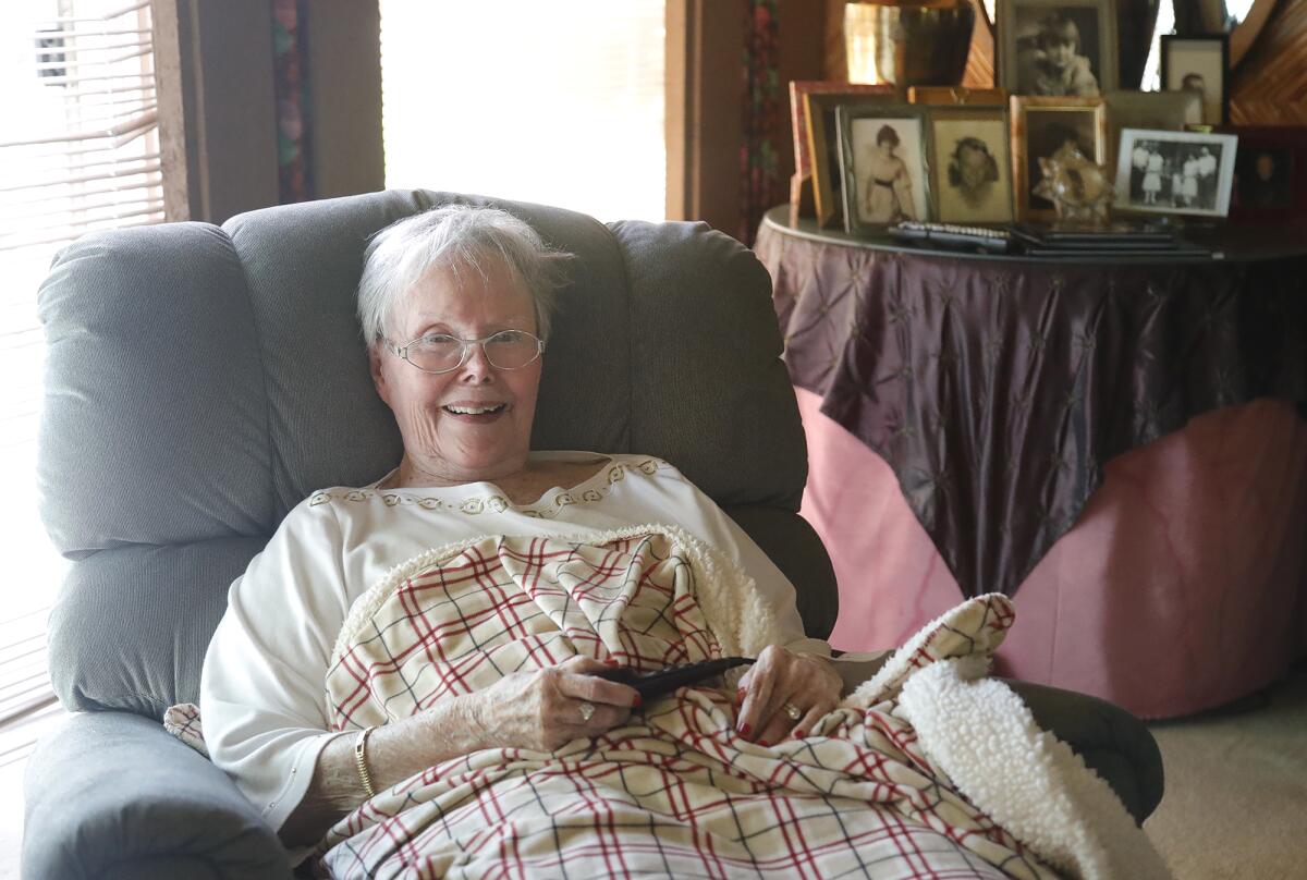Patricia Wright Ellis of Newport Beach will have her 100th birthday on Monday. 