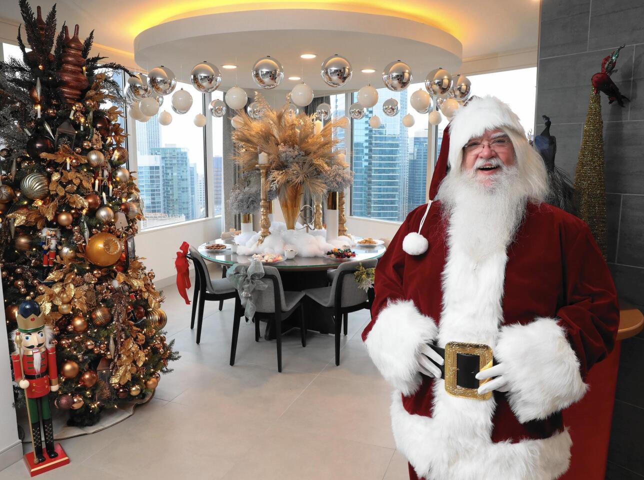 In addiition to public visits, people can rent the Santa Suite for 90-minute private functions. For an extra fee, Santa will be there too.