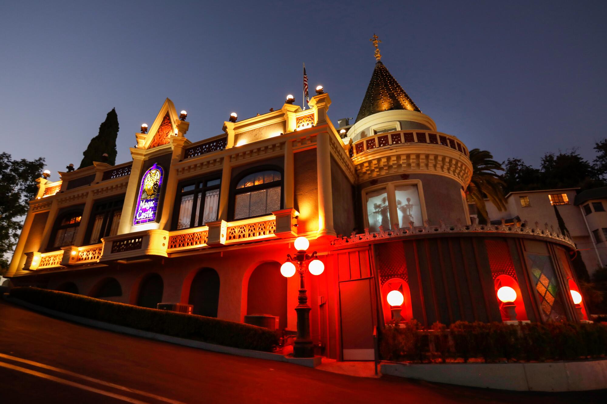 The Magic Castle, a private club that has magic shows and other entertainment, is located at 7001 Franklin Ave. in Hollywood.