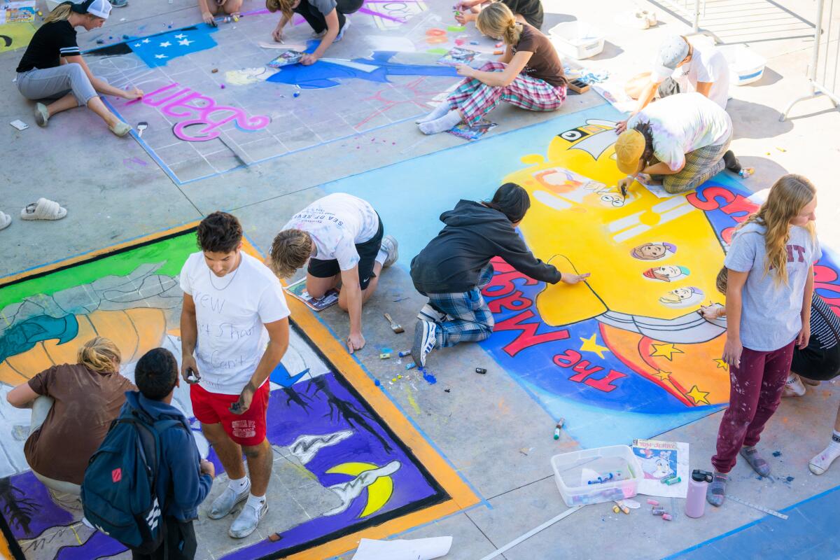 Santa Fe Christian Schools Annual Chalk Festival Del Mar Times