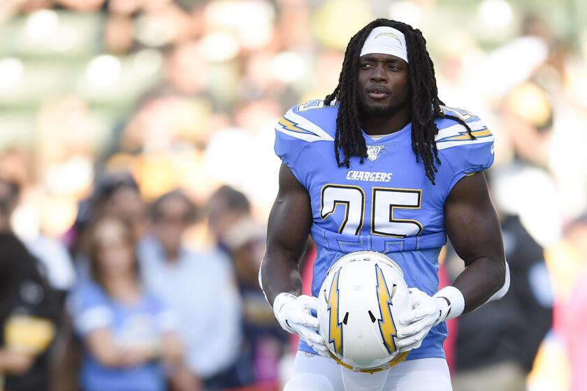 Chargers running back Melvin Gordon