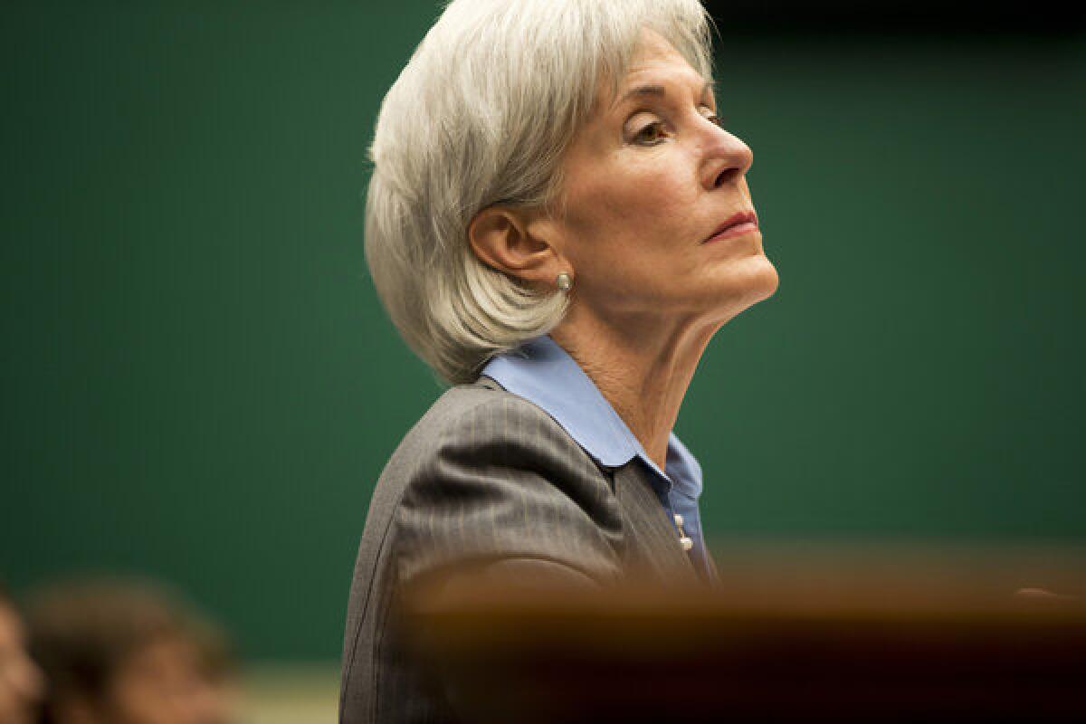 Health and Human Services Secretary Kathleen Sebelius testifies Wednesday before the House Energy and Commerce Committee on the difficulties plaguing the implementation of the Affordable Care Act.