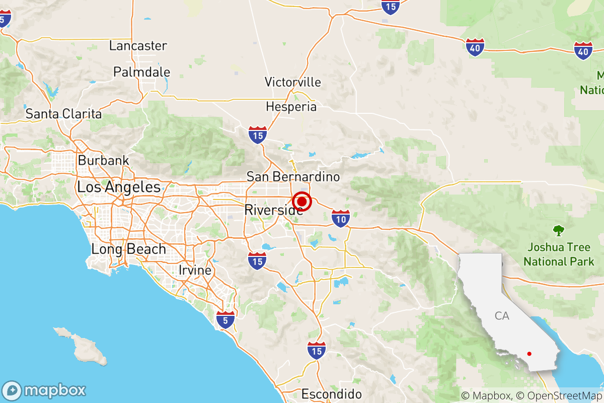 A magnitude 3.1 earthquake was reported at 4:56 p.m. Friday in Loma Linda.