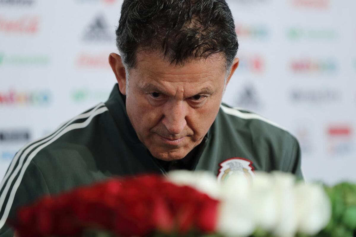 El seleccionador de México, el colombiano Juan Carlos Osorio.