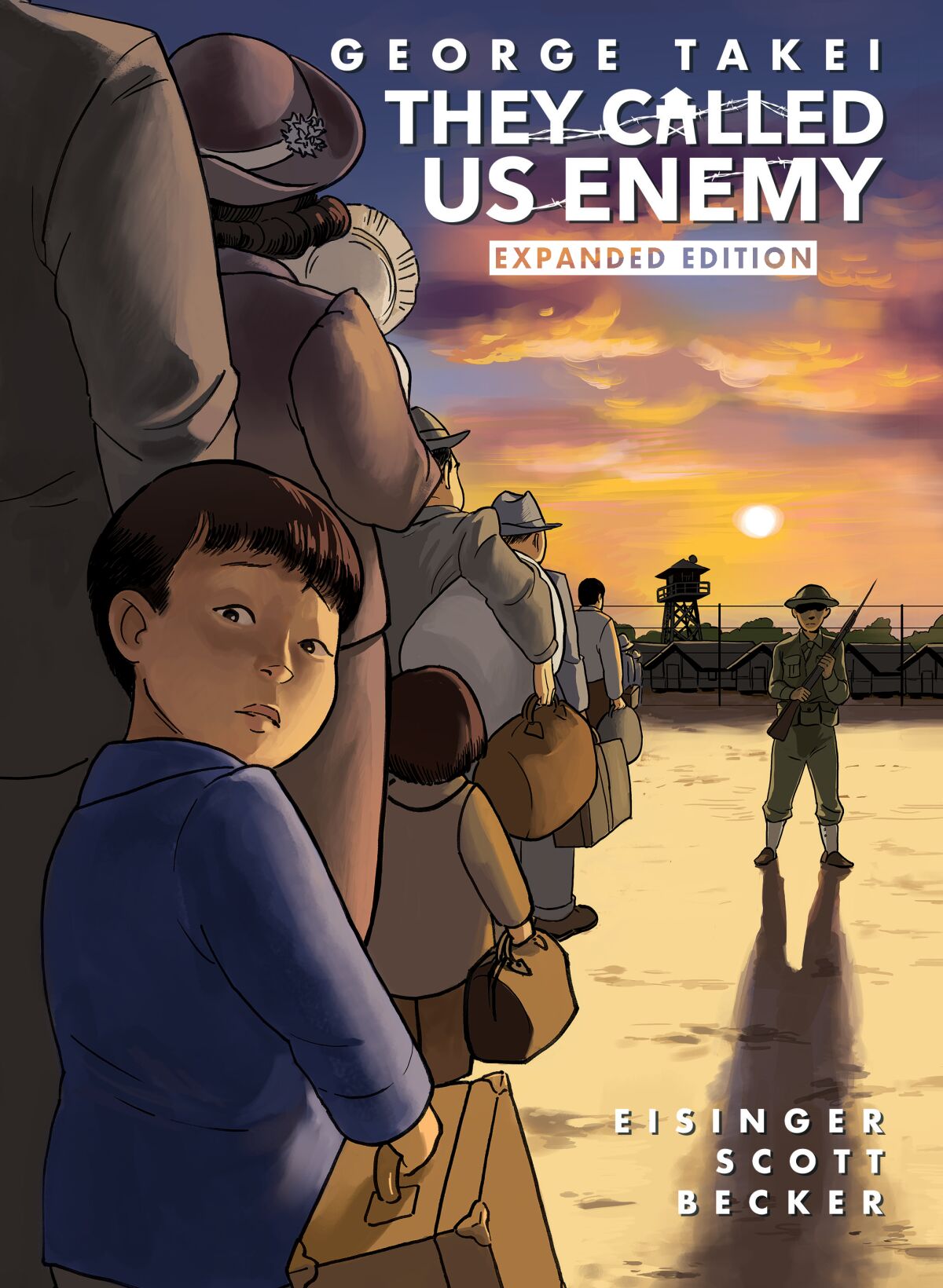 Book jacket for "They Called Us Enemy" by George Takei
