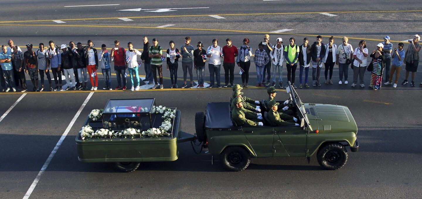 Fidel Castro's ashes en route to Revolution´s birthplace