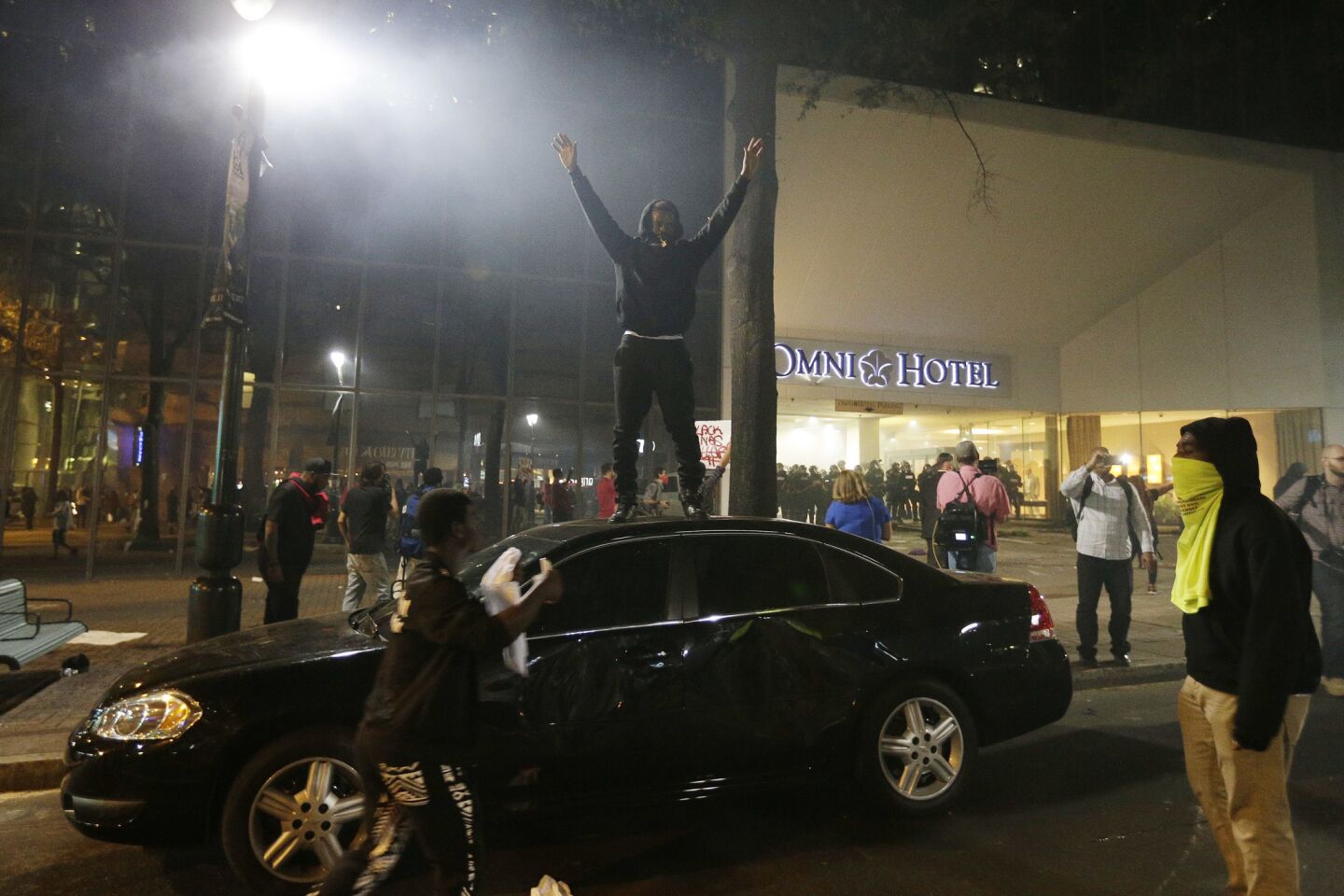 Protests break out in North Carolina after police fatally shoot black man