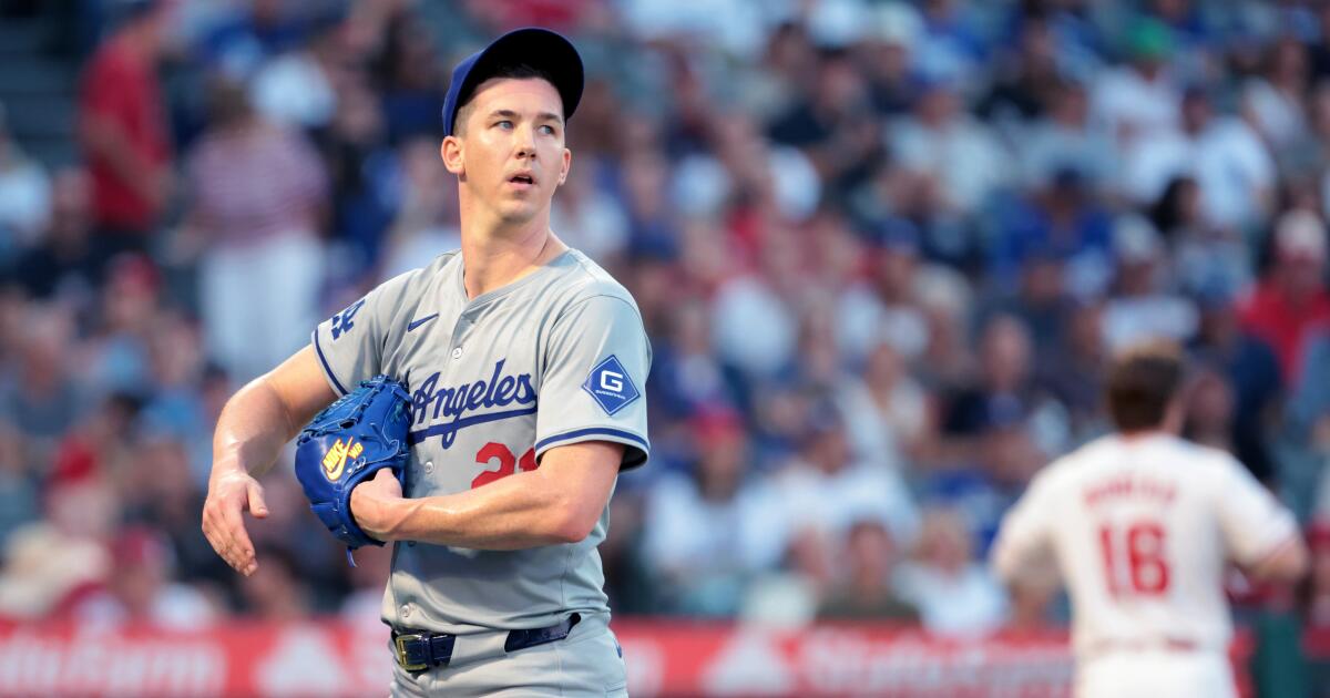 'Feel like myself.’ How embattled Dodgers pitcher Walker Buehler is salvaging his season