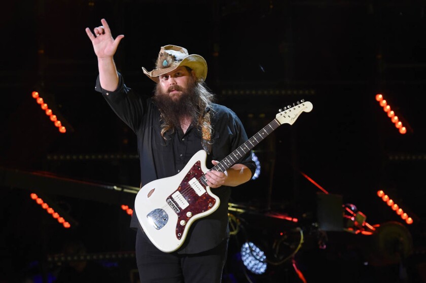 Musician Chris Stapleton performs onstage during 2016 CMA Festival in Nashville, Tennessee. (Rick Diamond/Getty Images)