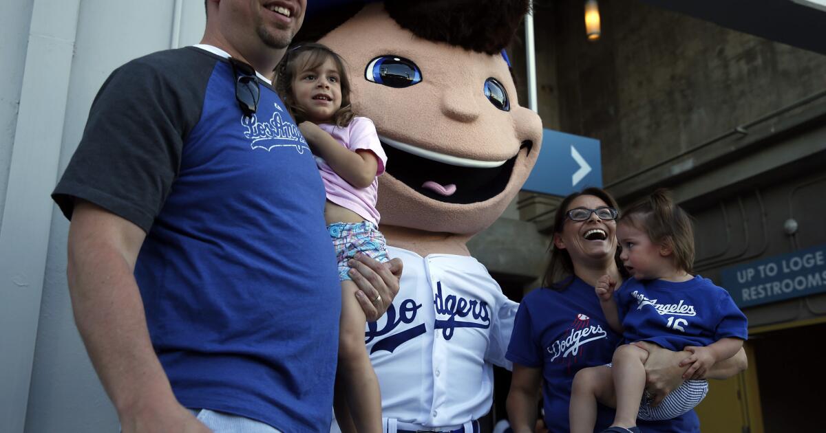 If the Dodgers' new mascot isn't actually a mascot, then what is