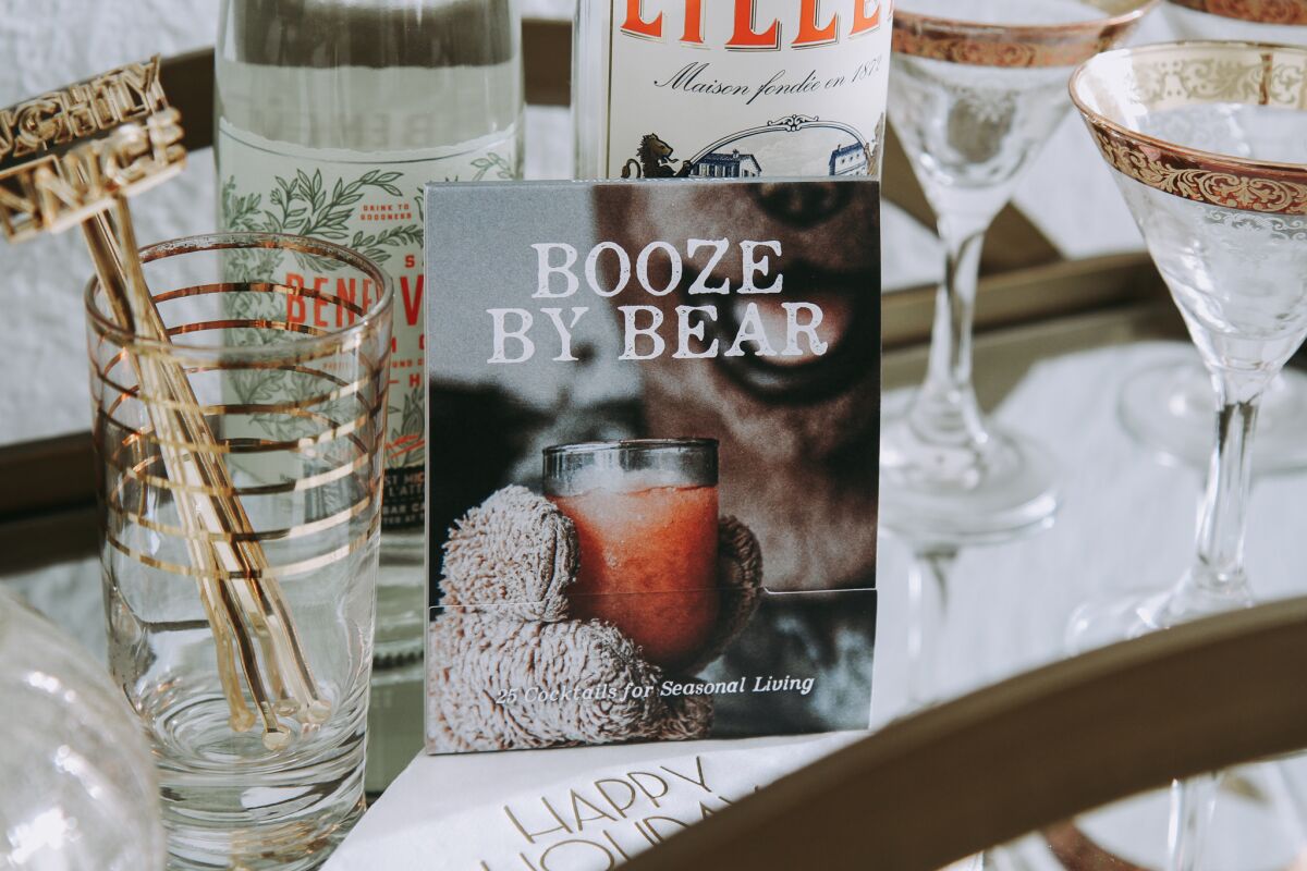 Booze by Bear, a holiday cocktail book from the people behind Cow by Bear.