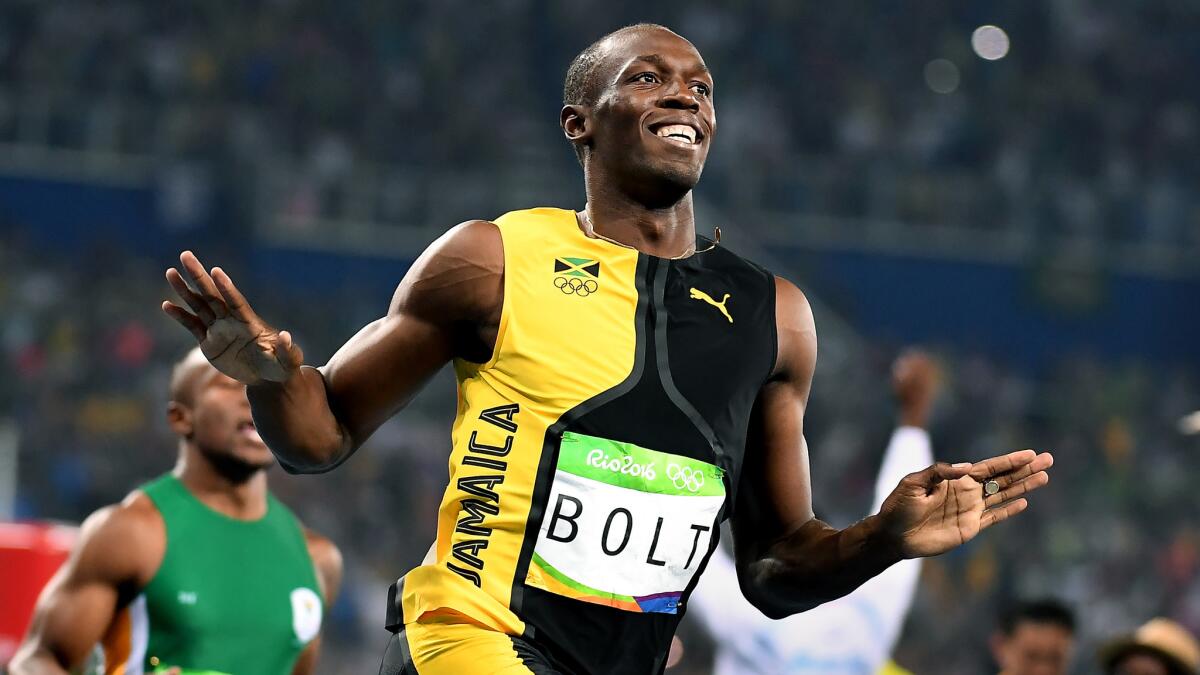 Jamaica's Usain Bolt is going after the gold medal Thursday in the men's 200 meters.