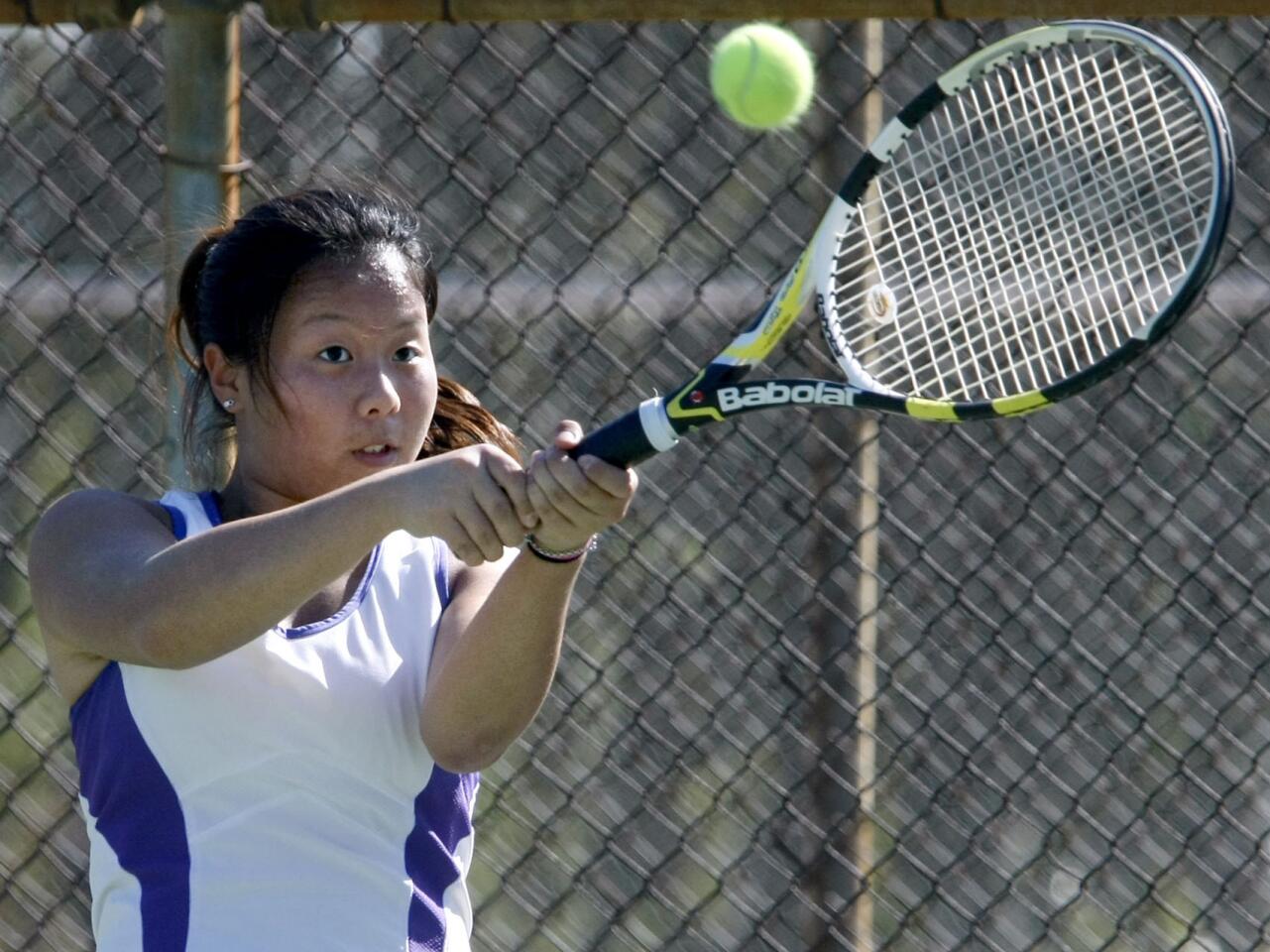 Photo Gallery: Locals in Pacific League tennis playoffs