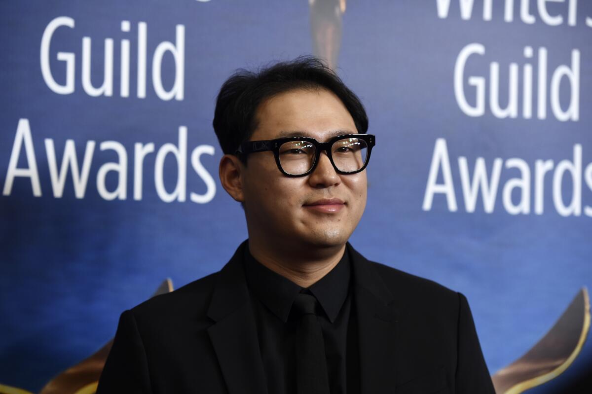 Han Jin Won, a Writers Guild Award co-nominee with Bong Joon Ho for original screenplay for their film "Parasite," poses at the 2020 Writers Guild Awards at the Beverly Hilton on Feb. 1.